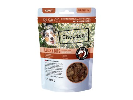 Chewies Lucky Bits jeleň a kura 100g