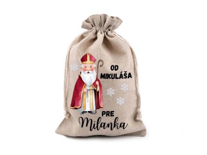 mikulasske vrecka s obrazkom