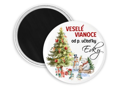 vianocne magnetky pre ziakov