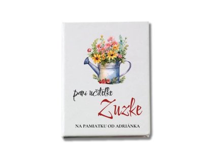 sada papierikov originalny darcek pre ucitelku biele