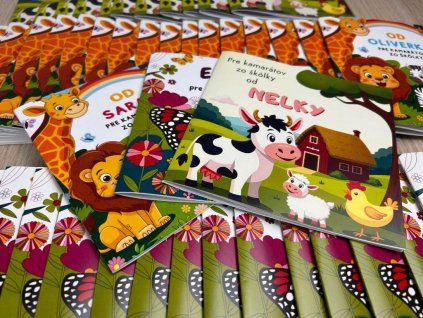 Personalizovaná omaľovánka - darček do škôlky pre deti