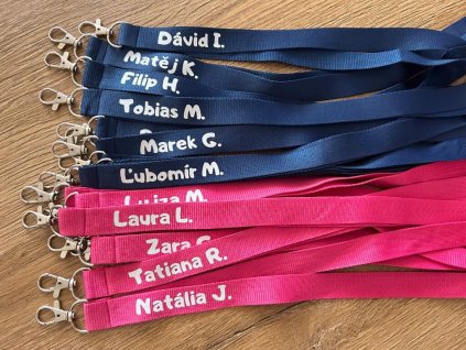 Šnúrka na krk pre deti s menom
