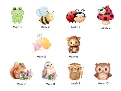 motivy na tlacene darceky pre ucitelky zvieratka