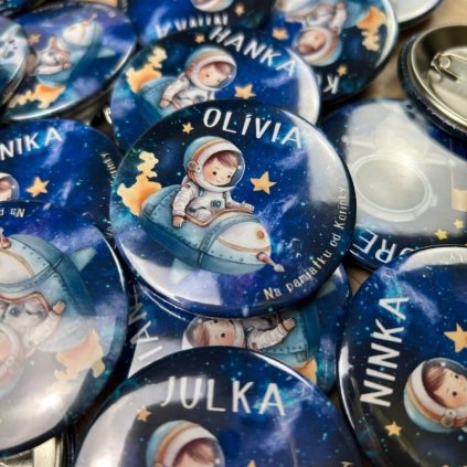 Odznaky pre deti do škôlky Vesmír