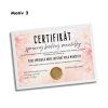 certifikat spravnej budúcej manzelky motiv2