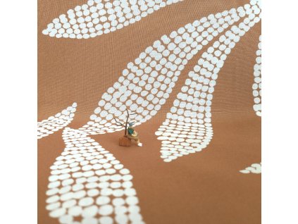 ECOVERO™ viskóza 140 cm pekanový orech