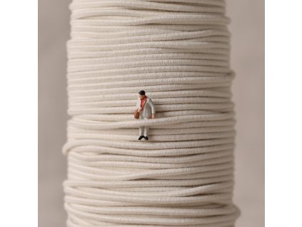 Gumička organická bavlna a prírodná guma 1,1 mm