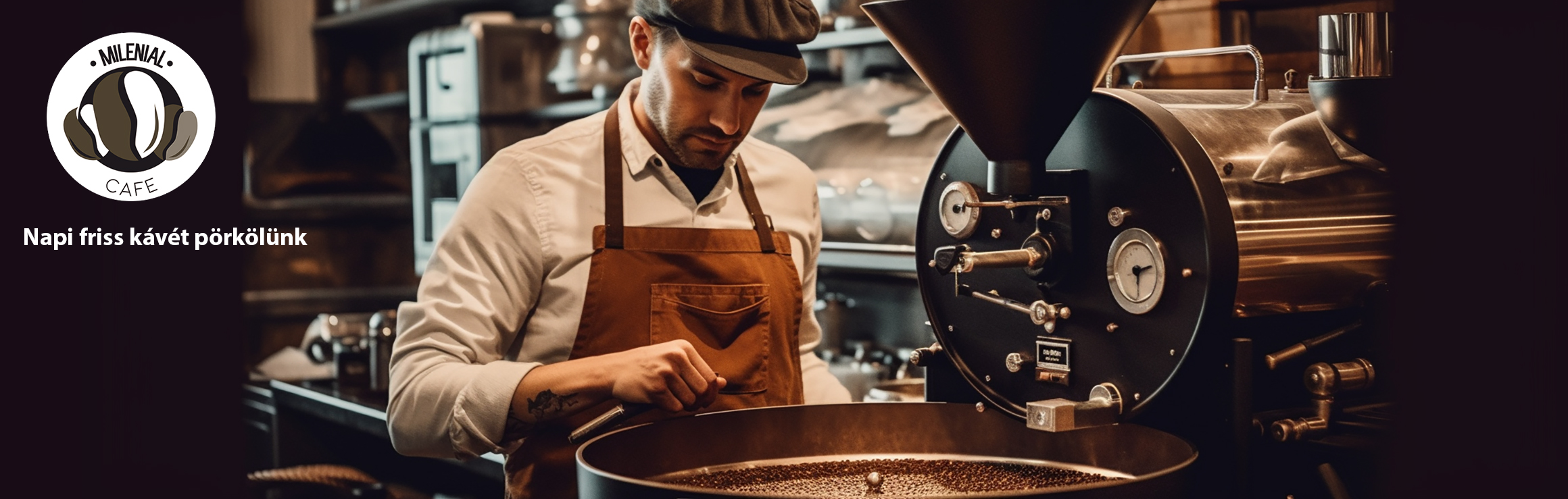 Napi friss kávét pörkölünk