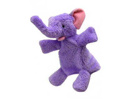 Slon maňuška s nohami, fialový