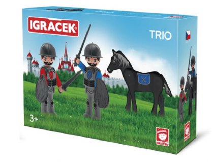IGRÁČEK TRIO Dvaja rytieri a čierny kôň