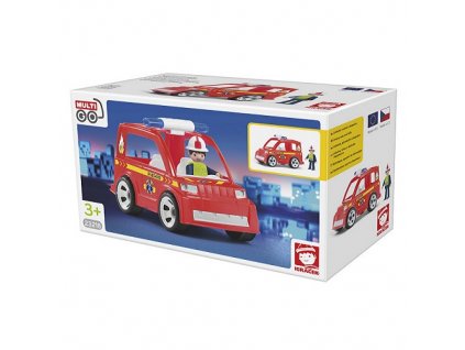 IGRÁČEK Hasičské auto s hasičom
