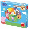 Drevené obrázkové kocky Peppa Pig