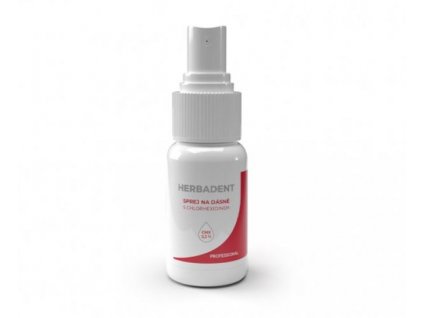 Sprej na dásně s chlorhexidinem HERBADENT PROFESSIONAL. 25 ml