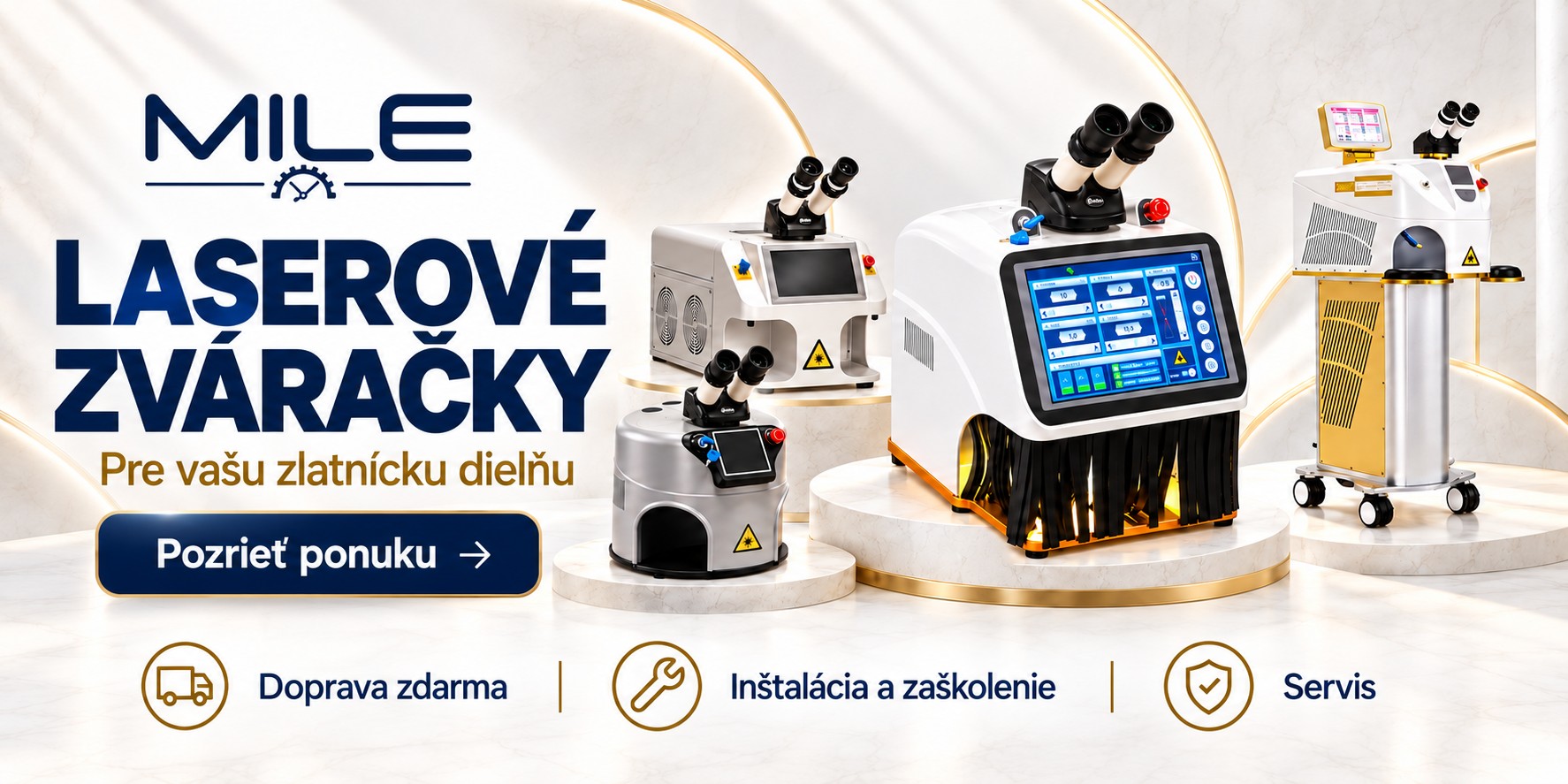 Laserové zváračky pre zlatnícke dielne – MILE