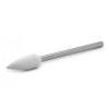 EVE leštiaca guma biela špic, 5,5x15mm
