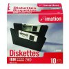 10x Imation Floppy Diskettes IBM Formatted Floppy Disks