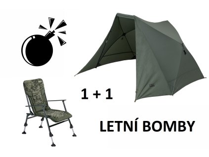 Přístřešek Quick Set + Křeslo CamoCODE Express