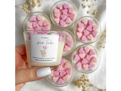 Svíčka ve skle PRO TEBE S