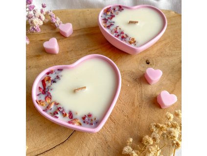 JAHODOVÁ mini miska srdcová