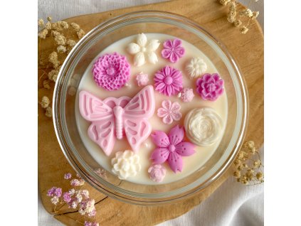 Svíčka ve skle JAHODA XL