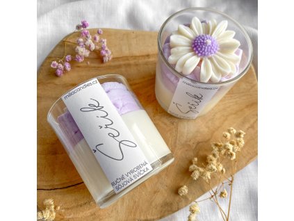 Šlehaná svíčka ve skle ŠEŘÍK