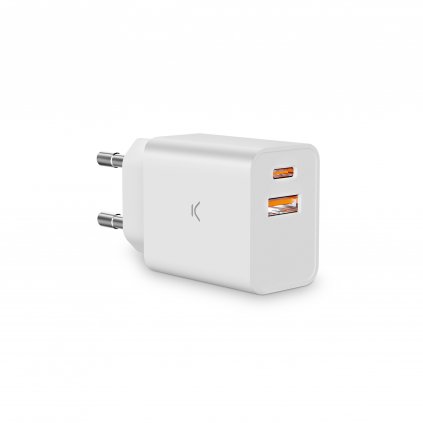 Ksix nabíječka USB-C a USB-A, 30W, PPS