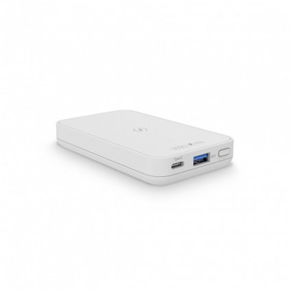 ksix magnetic powerbank compatible magsafe 5000mah 20w power delivery simultaneous charging white