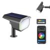 Ksix venkovní solární reflektor, WiFi, 100lmn, RGB + CCT, IP65