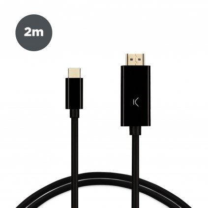 Ksix adaptér USB-C na HDMI, 60Hz, 4K, 2m