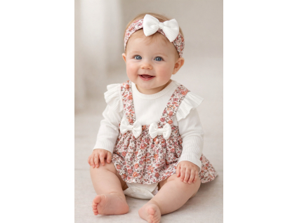 3-dielny set pre bábätká – Kvety