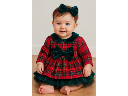 Dievčenské šaty Miomini- Vianoce