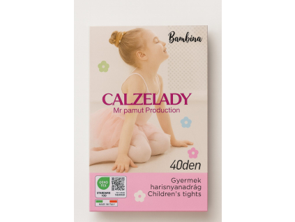 Detské silónky CALZELADY - biele