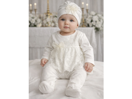 3-dielna elegantná súprava - Malý Anjel, Krst