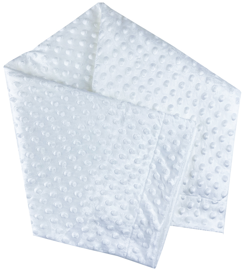 Miniworld Detská deka - FLUFFY, biela 80x100cm