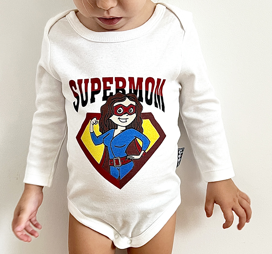 Baby Cool Detské body - Super mamička veľkosť: 62 (2-4m)