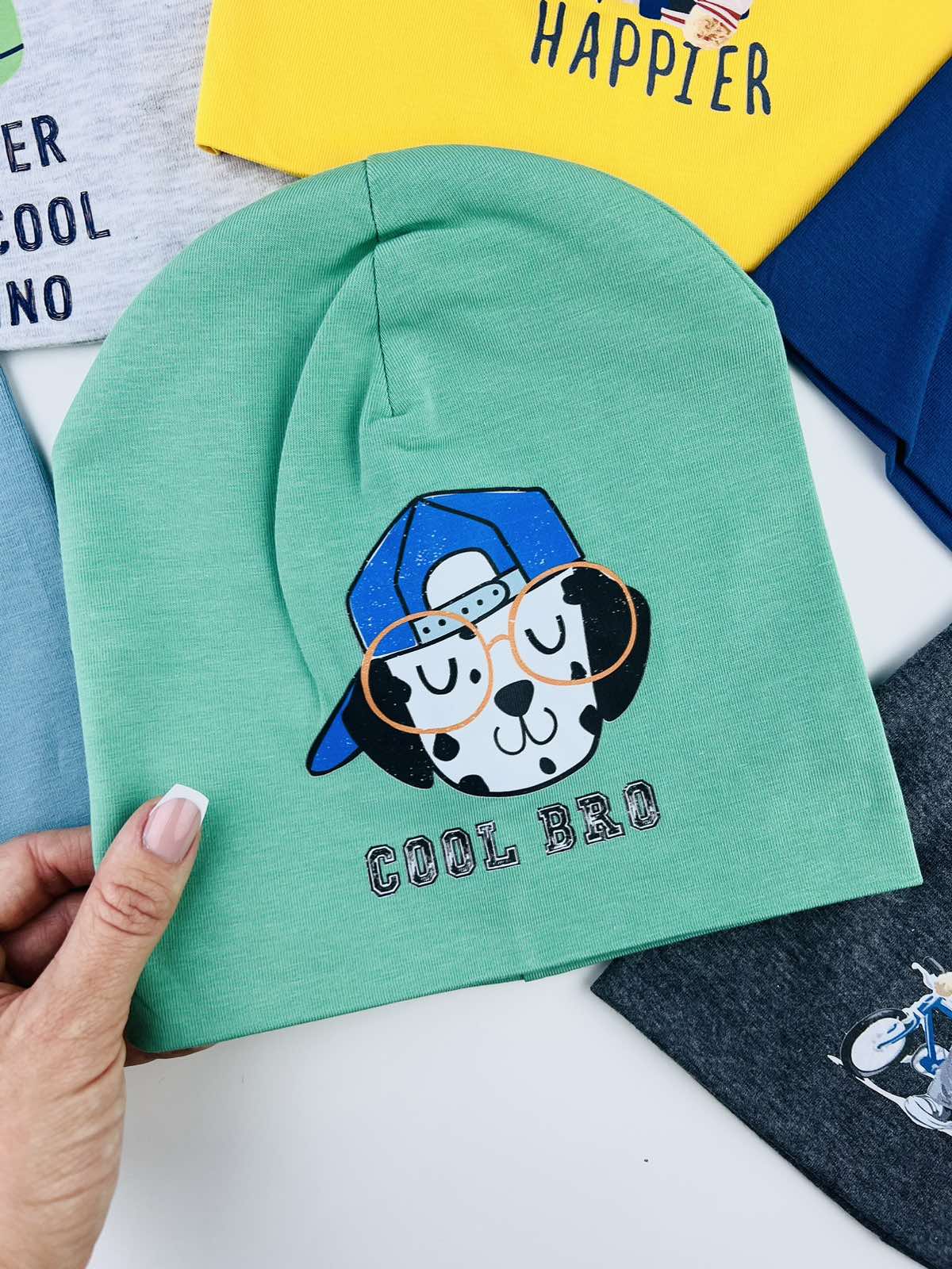 E-shop KAYRA baby Čiapka pre bábätká- Cool Bro, tyrkysová 9-18m.