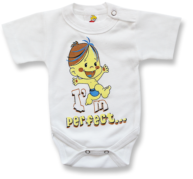 BABY´S WEAR Kojenecké body, krátky rukáv - Perfect veľkosť: 68 (4-6m)