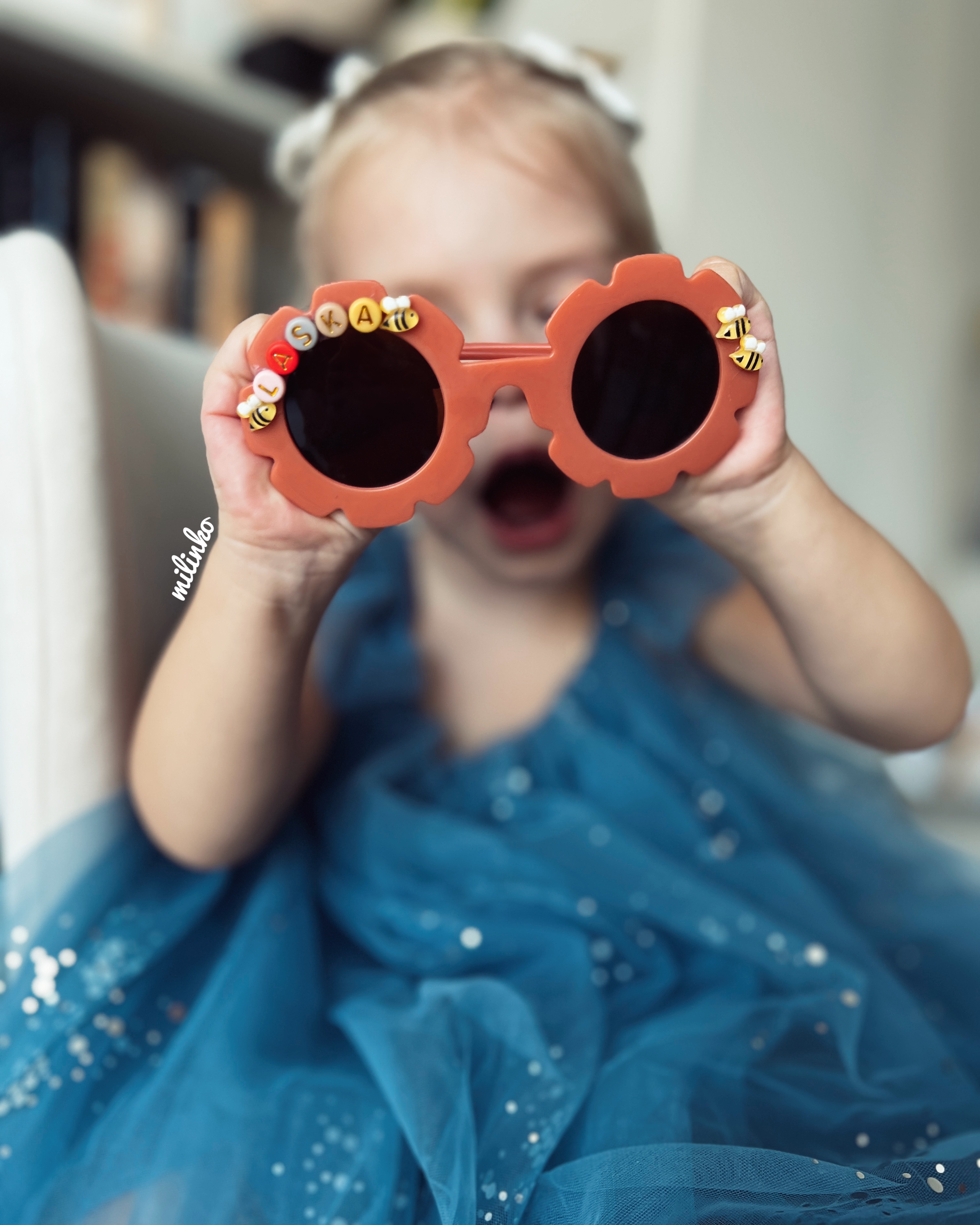 E-shop Milinko Personalizované slnečné okuliare pre deti- Láska