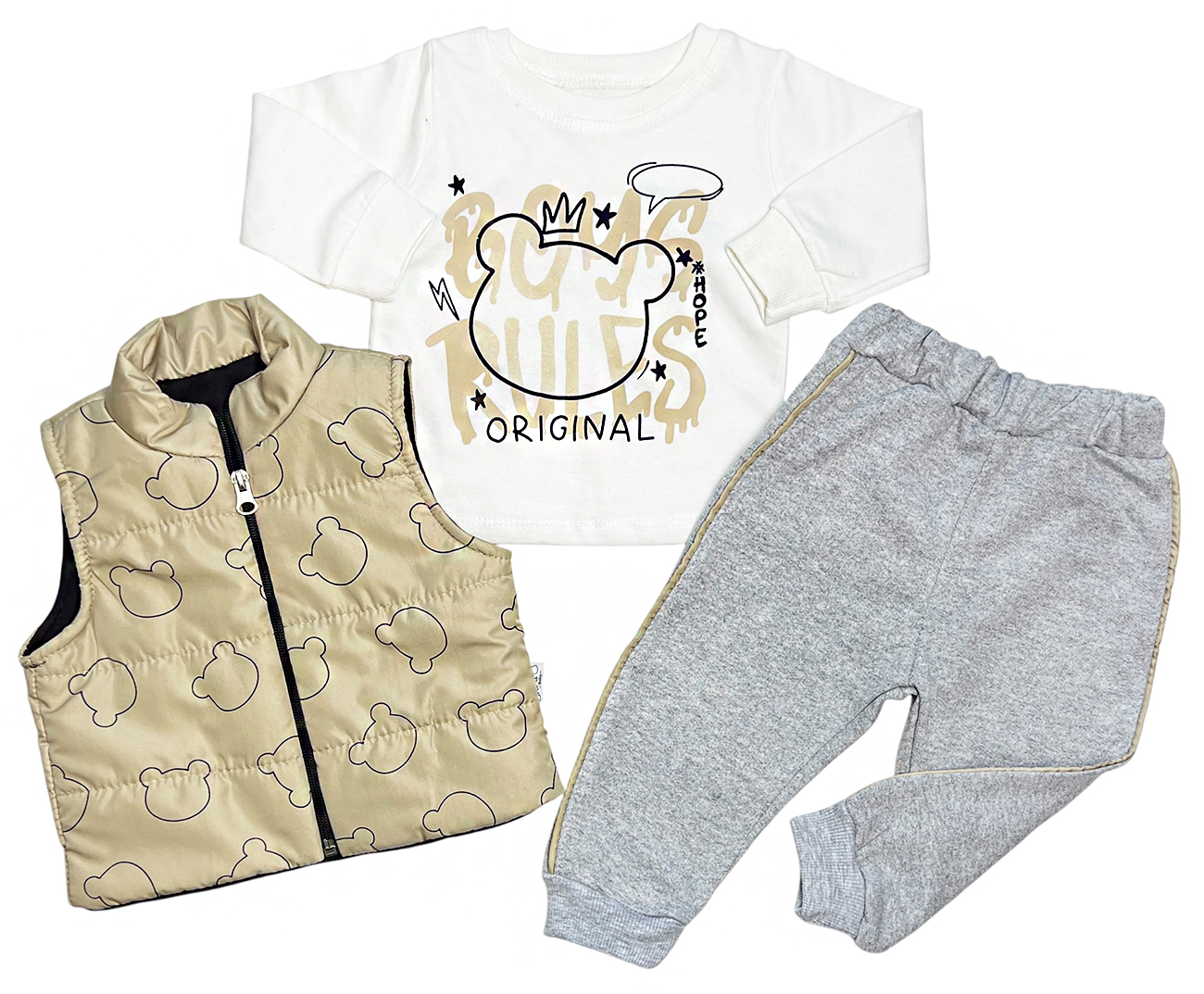 E-shop Baby 3dielny detský set - Boys 3
