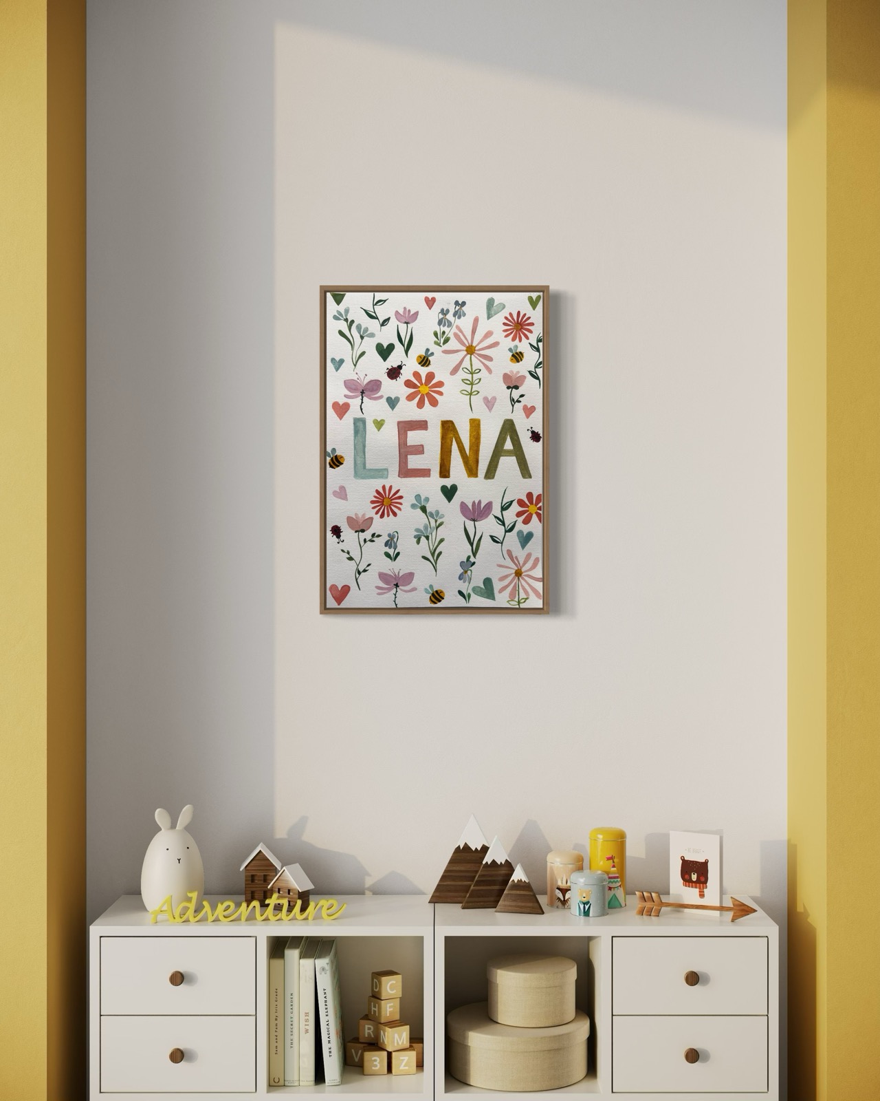 E-shop Ručne maľovaný detský obrázok na plátne bez rámu 03 farba: L-30x40 cm