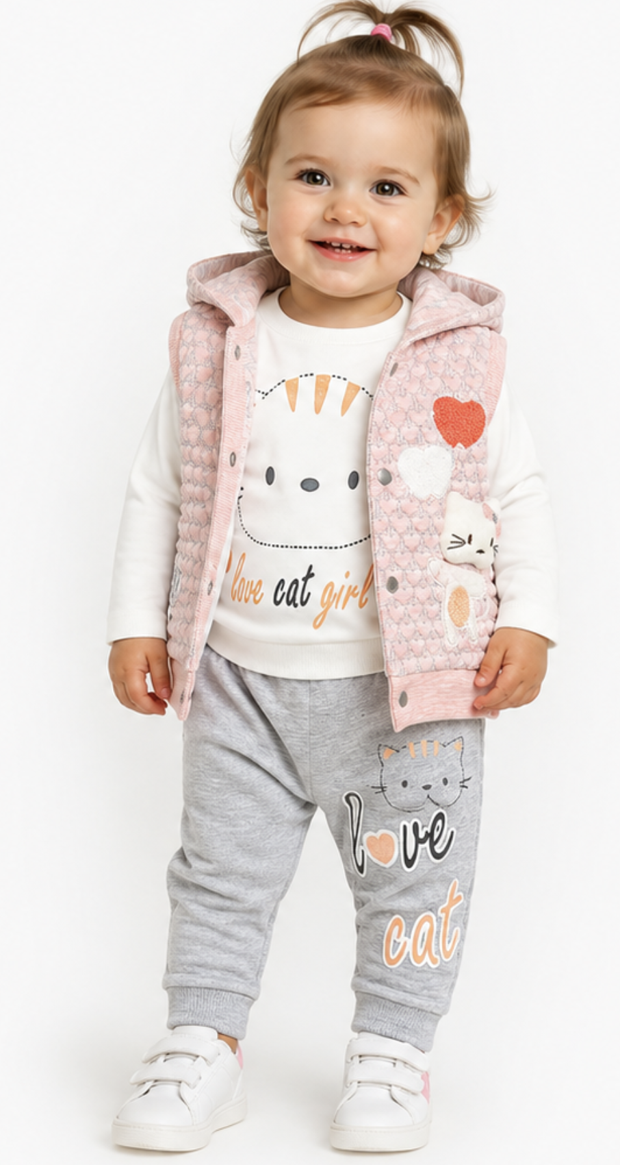 E-shop Baby 3dielny detský set - Mačička