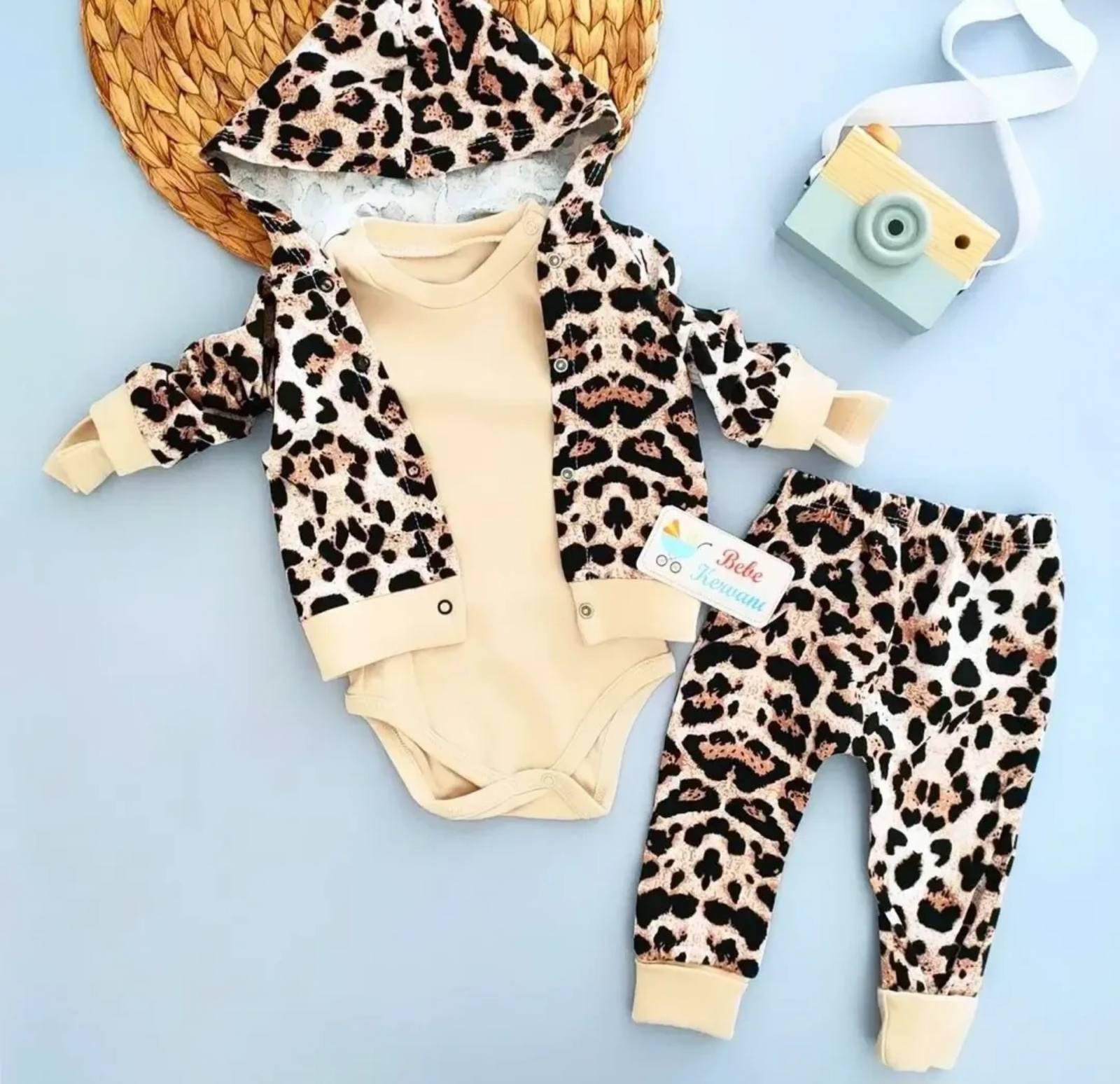 E-shop Baby 3-dielny set pre bábätká – Leopard