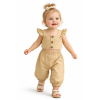 Dievčenský letný set pre bábätká - Sofia, béžový