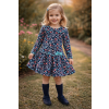 Dievčenské šaty- Klasik, modré