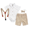 Letný elegantný 4dielny set pre bábätká- Móda