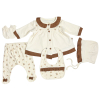 5-dielna kojenecká súprava - Retro, dievčenská