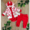 3-dielny set pre bábätká – Bebe, červený