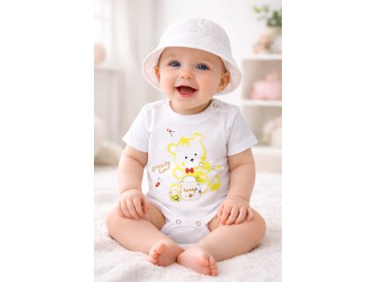 Body pro miminka, krátky rukáv- Bear