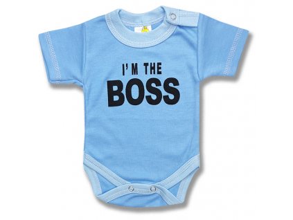 Body pro miminka, krátký rukáv- Boss