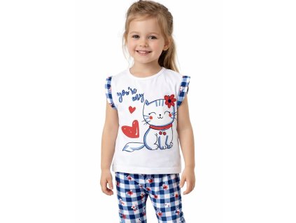 2dílný letní set pro miminka - Roztomilá kočička